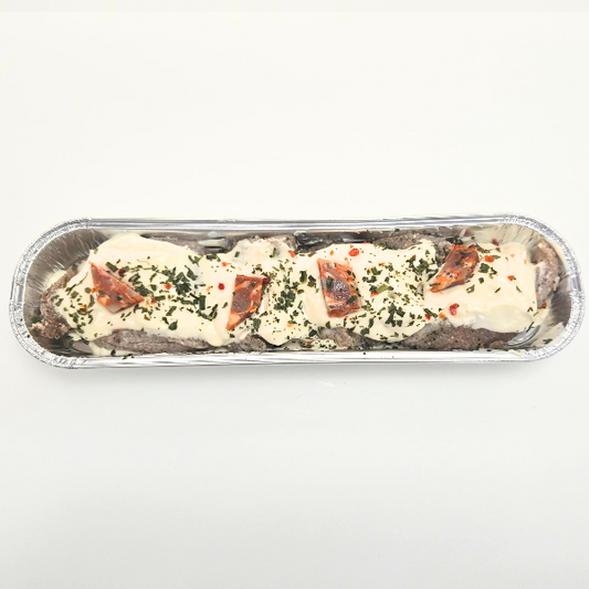 Chicken Yoghurt, Garlic and Chorizo Tapas