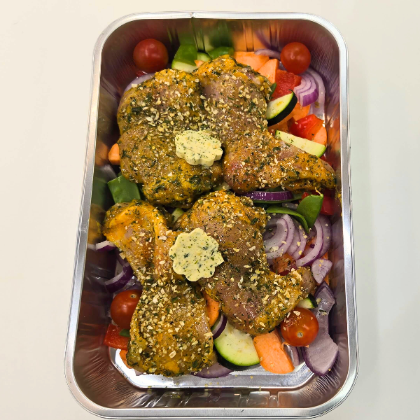 Garlic and Herb Chicken Tray Bake Kellen's Butchers Southport