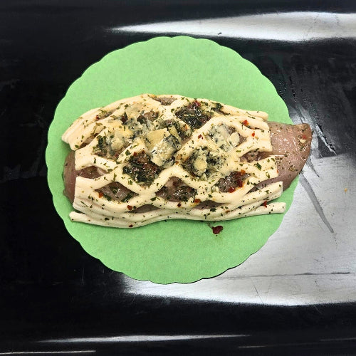 Lattice Chicken Stuffed with Stilton