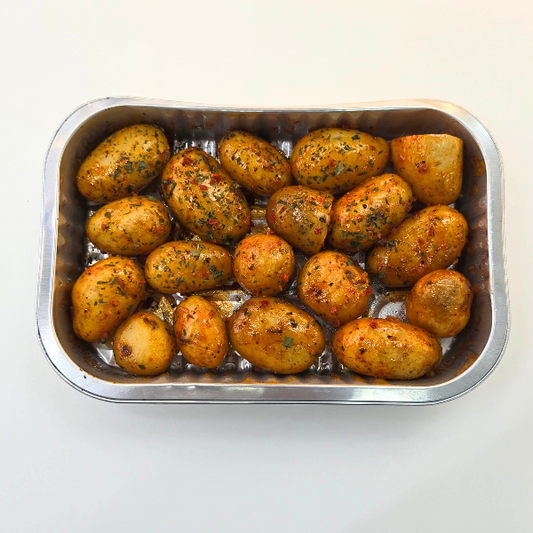 Piri Piri New Potatoes Tray Bake Kellen's Butchers Southport